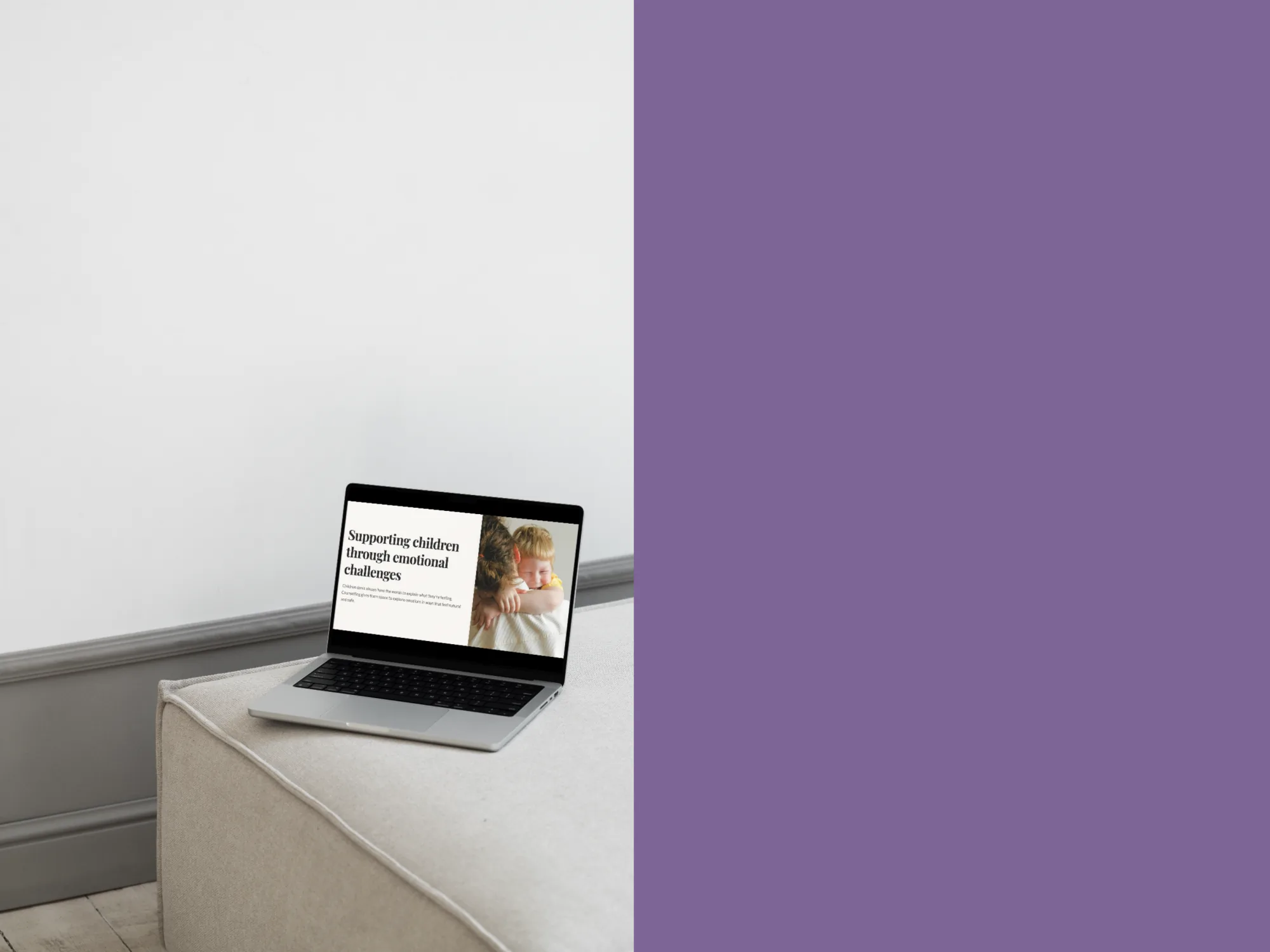 Gayle Dumbrell Counselling website on desktop