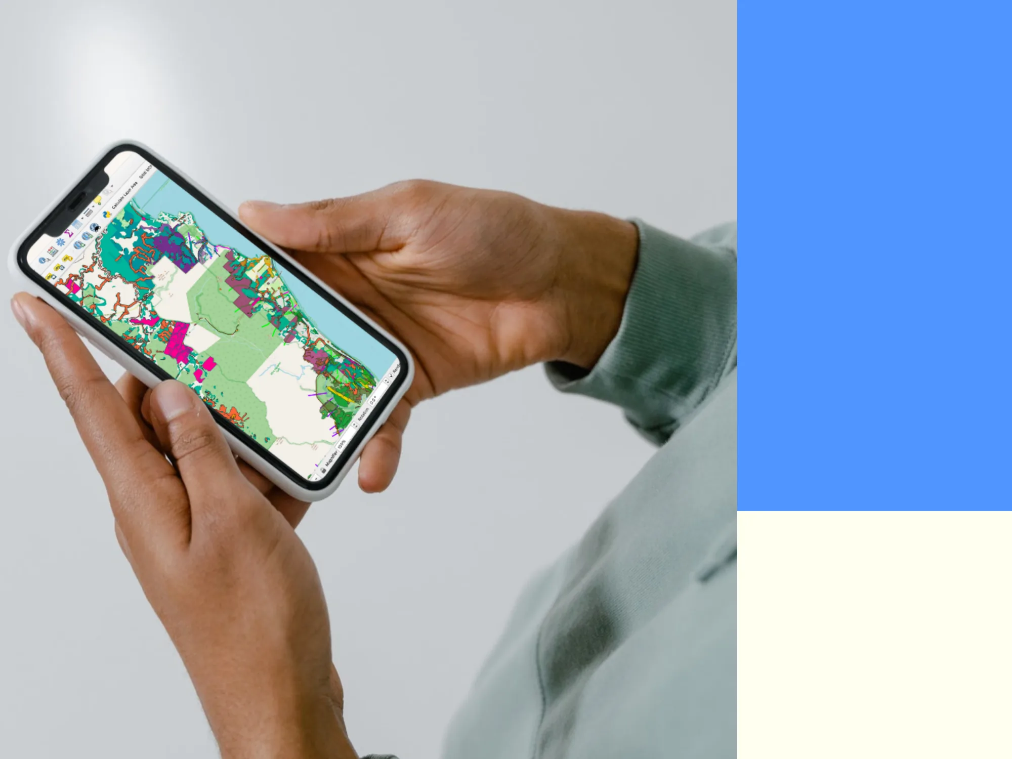 Mission Beach mapping on mobile
