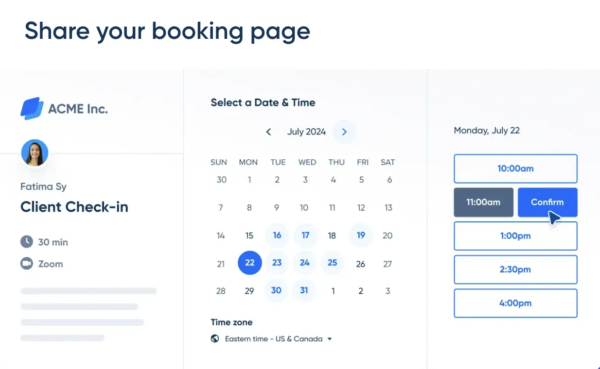 Calendly interface screenshot 2