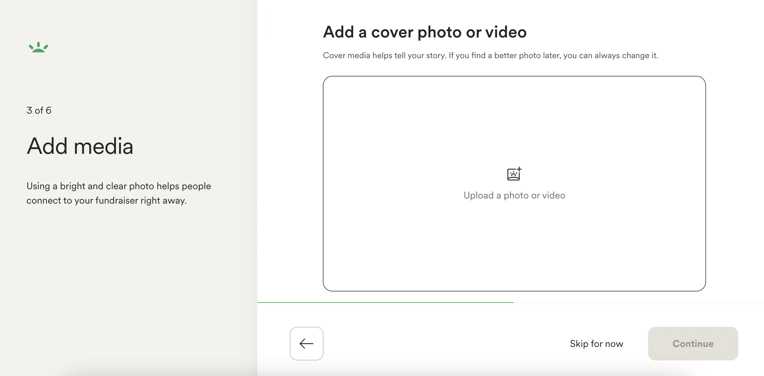 GoFundMe interface screenshot 2