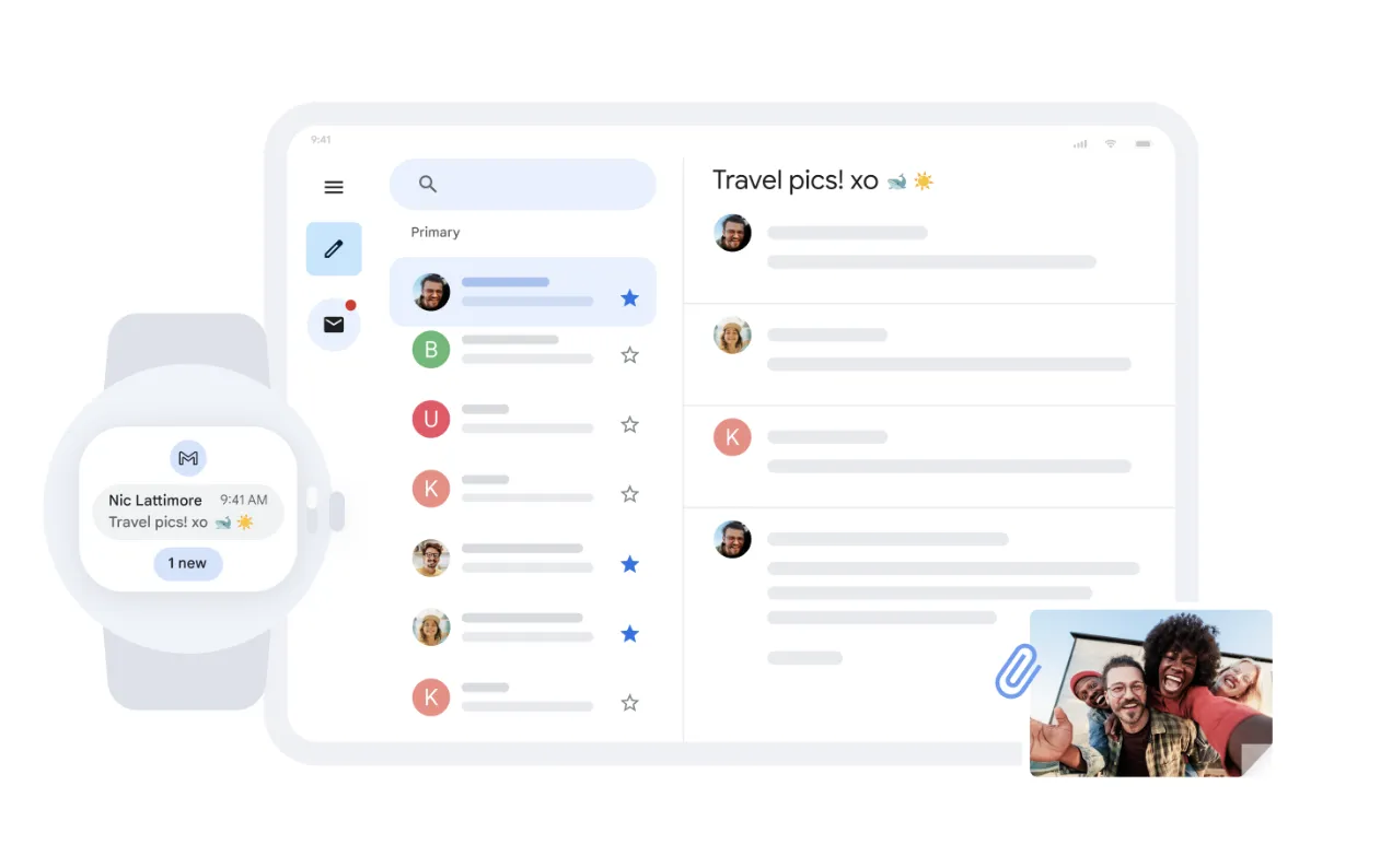 Google Gmail interface screenshot 3