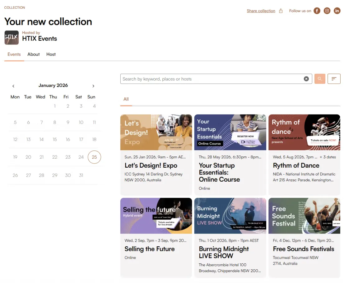 Humanitix interface screenshot 3