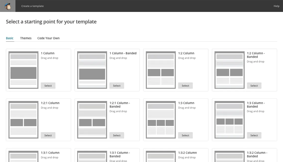 Mailchimp interface screenshot 2