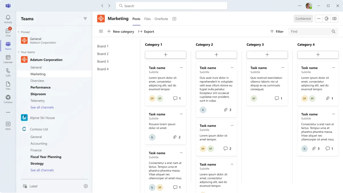 Microsoft Teams interface screenshot 2