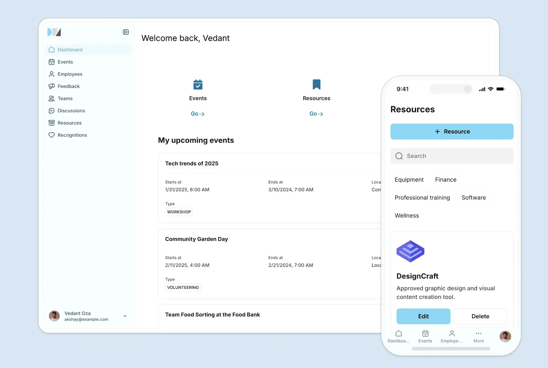 Softr interface screenshot 1