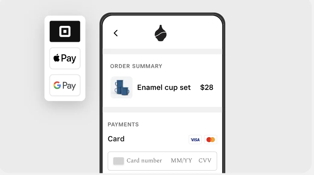 Square interface screenshot 2