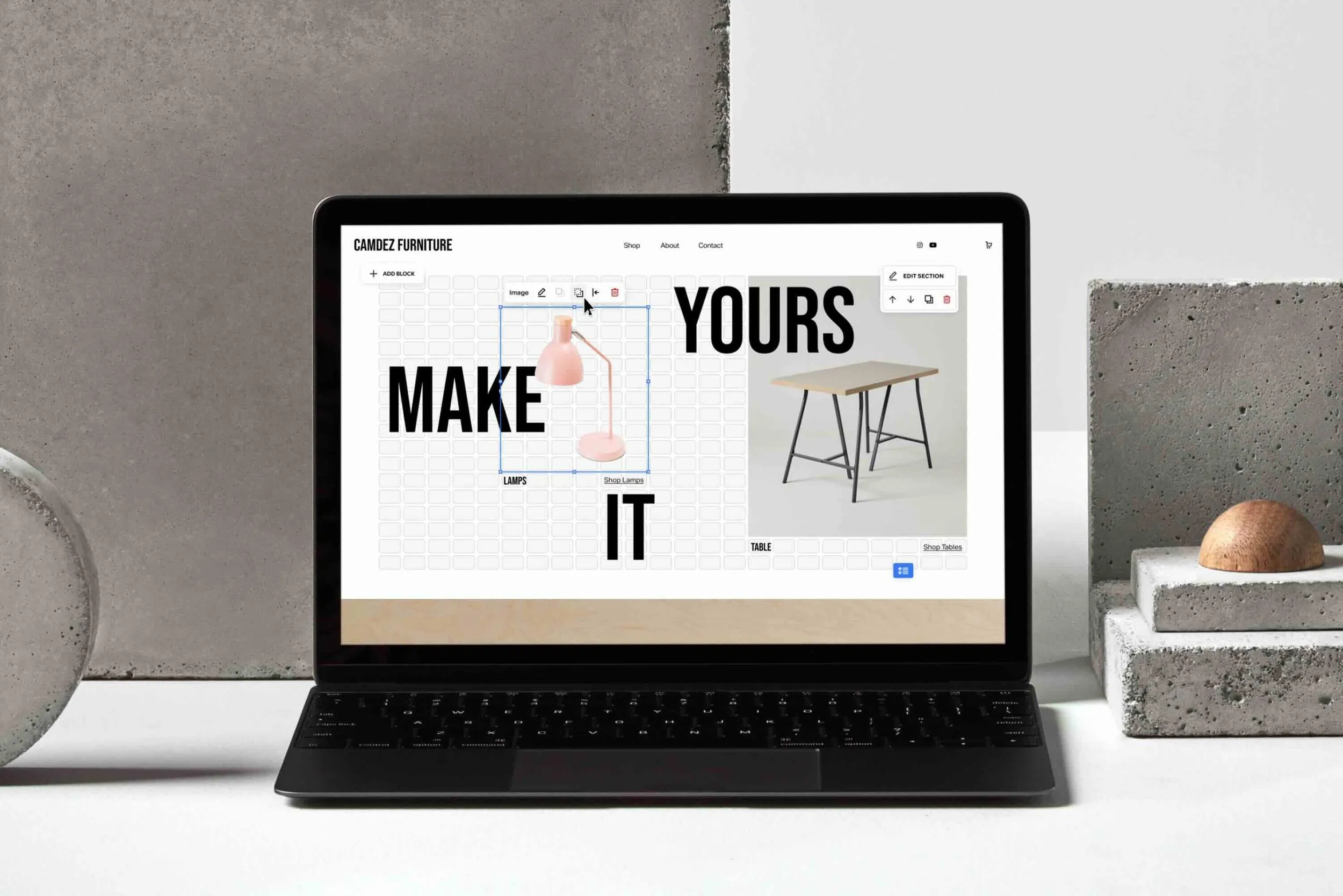 Squarespace interface screenshot 2