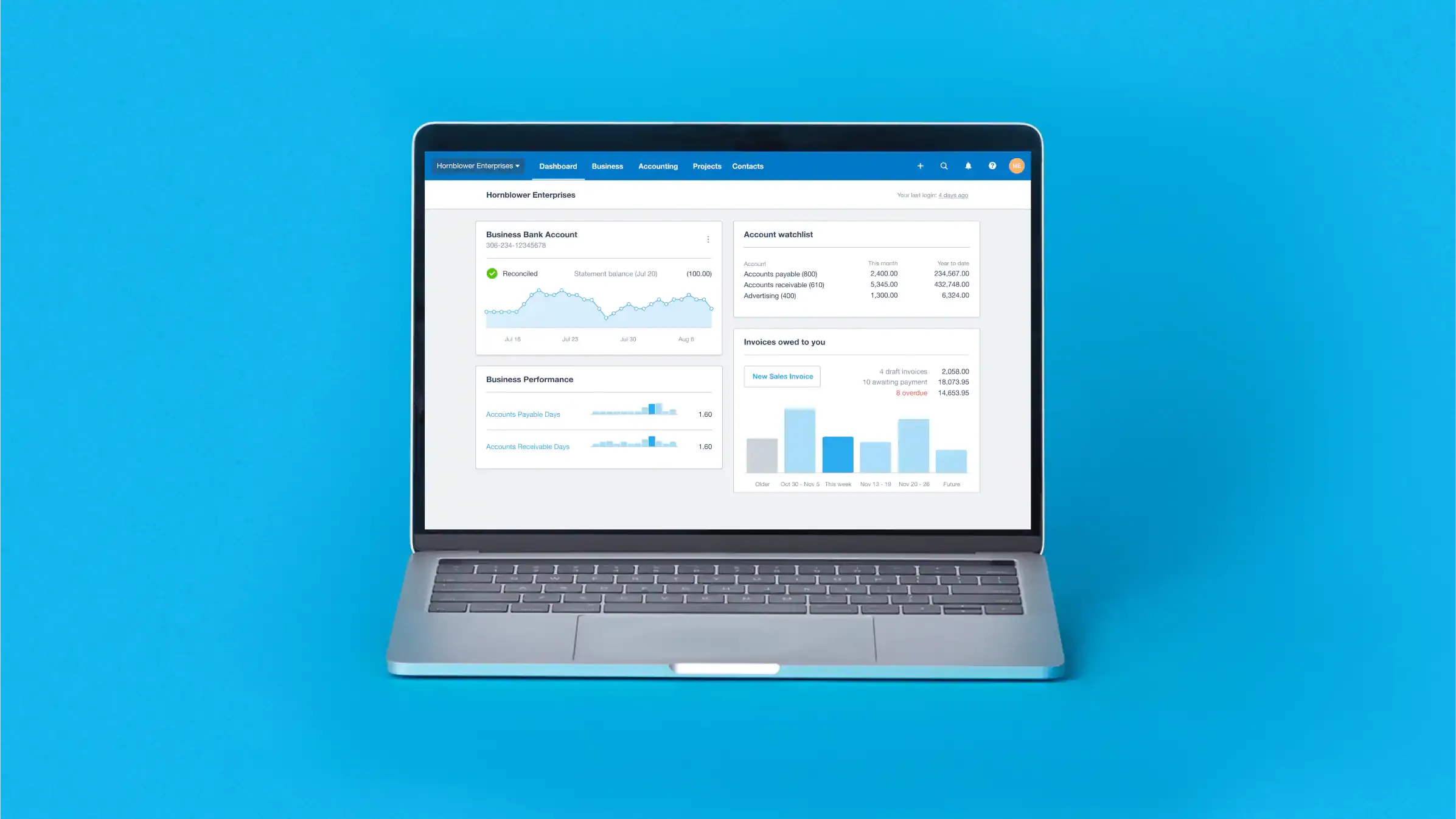 Xero interface screenshot 4