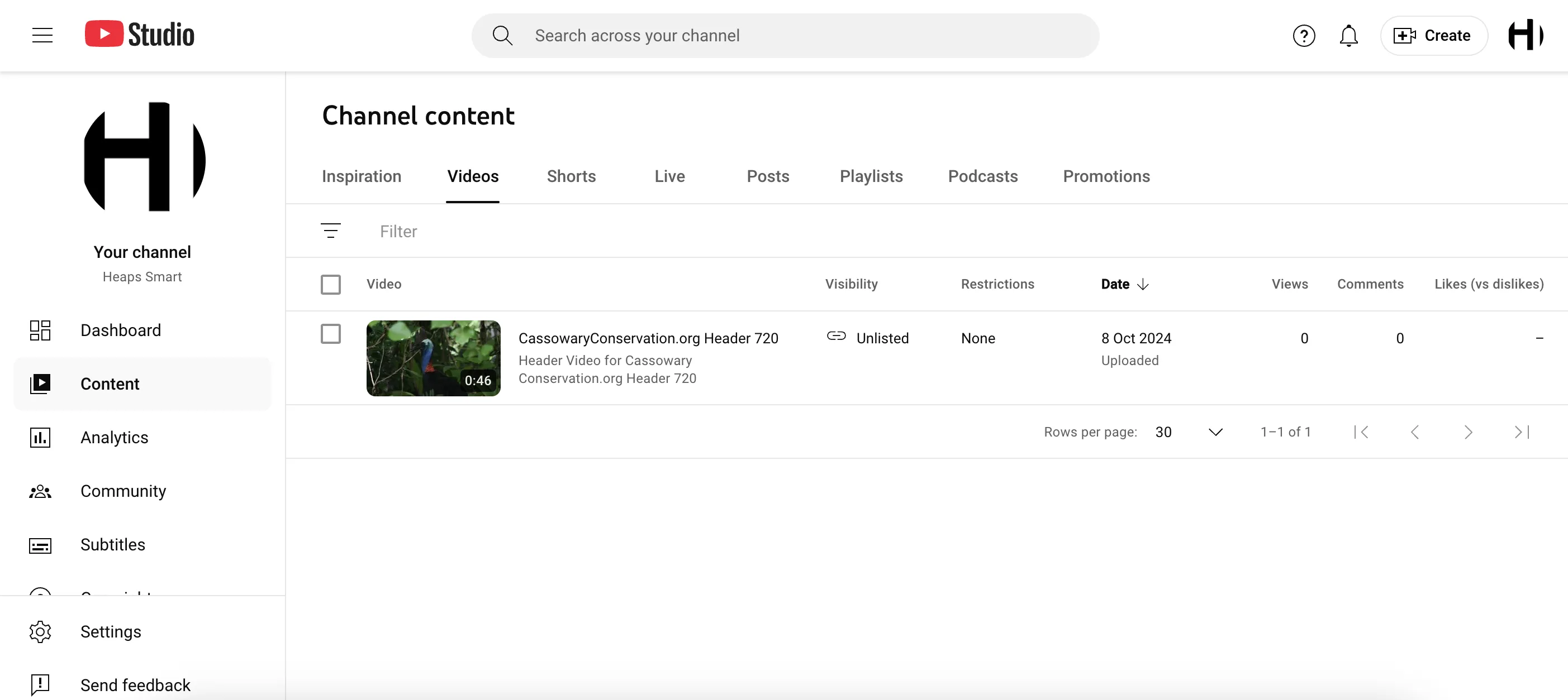 YouTube interface screenshot 1