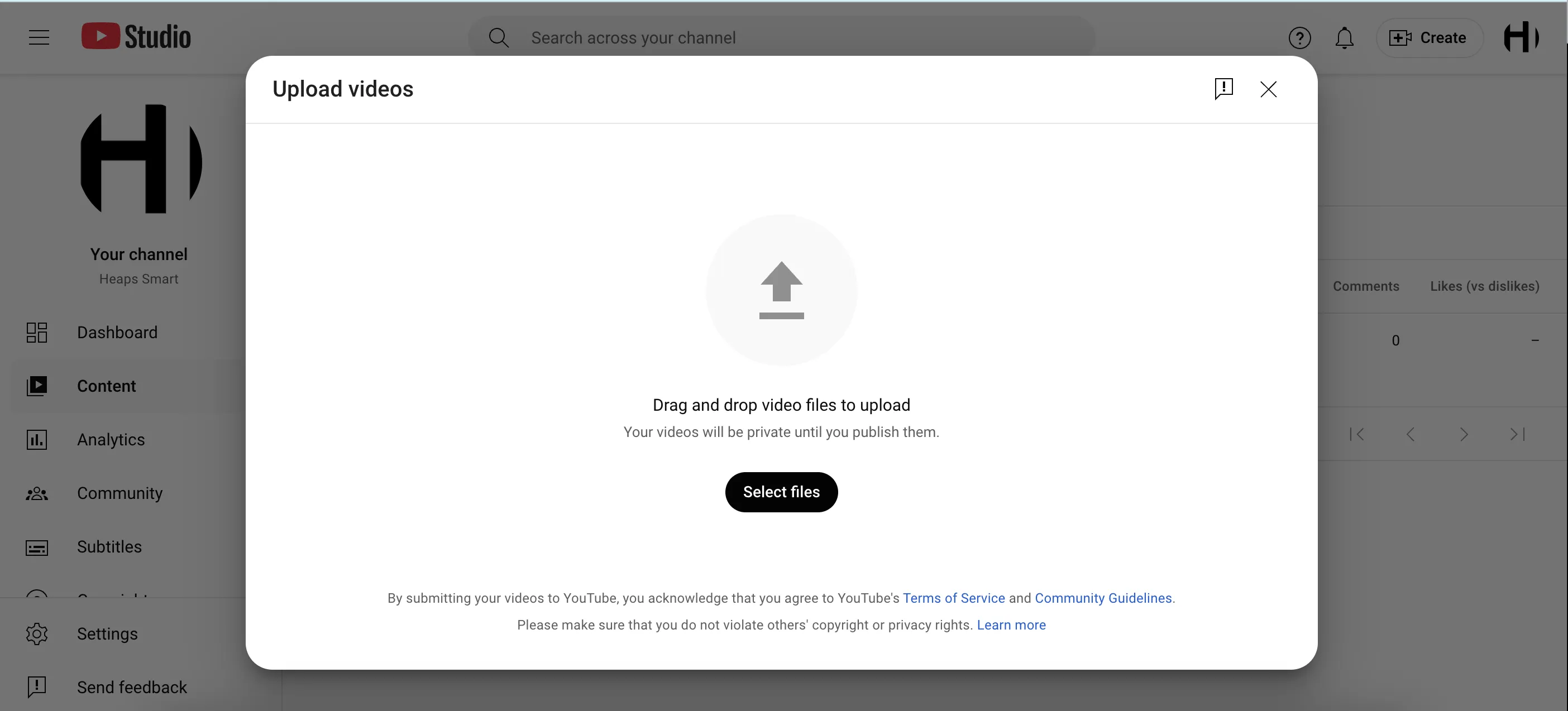 YouTube interface screenshot 2