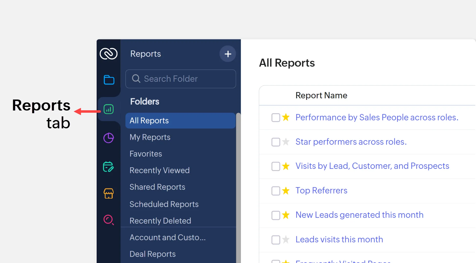 Zoho CRM interface screenshot 4